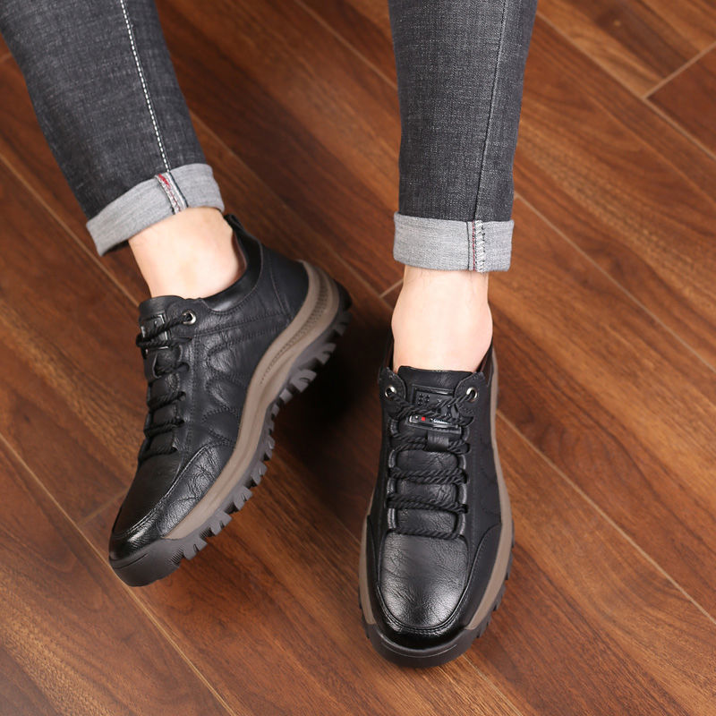 🔥👞Los más vendidos con un 40% de descuento: zapatos de cuero para hombre de nueva moda de invierno 2025, extremadamente cómodos-2
