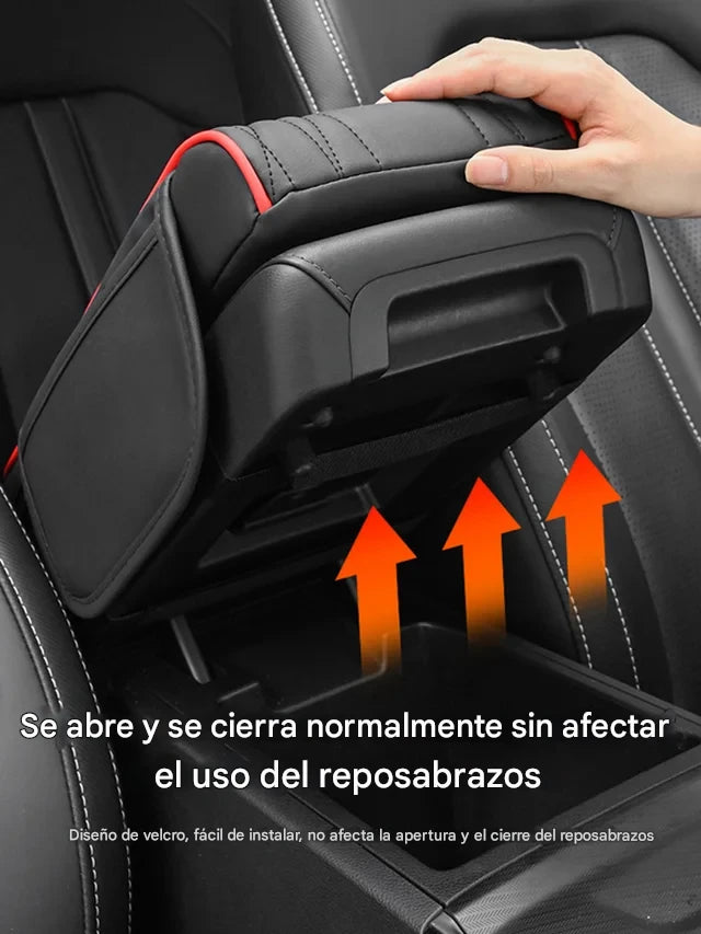 🚗Venta caliente🚗Reposabrazos para coche de cuero genuino multifuncional 3 en 1