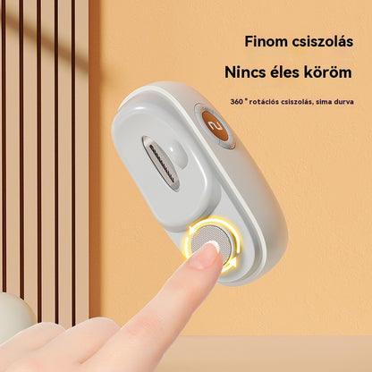 ✂️💅🔥Többszörös felhasználási célú fülkes elektromos csiszoló, ragadást megelőző védeléssel ellátott fülkes elektromos vágó