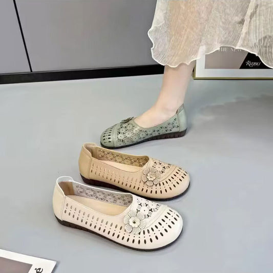 【35-40】🥿Casual cipő puha és csúszásmentes marhabőr talppal.