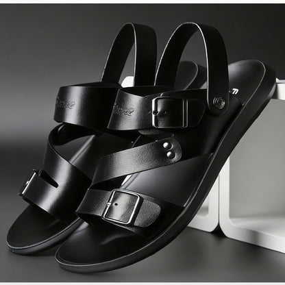[39-28]👡👡 50% kedvezmény——Új férfi nyári szandálok puha, valódi bőrből