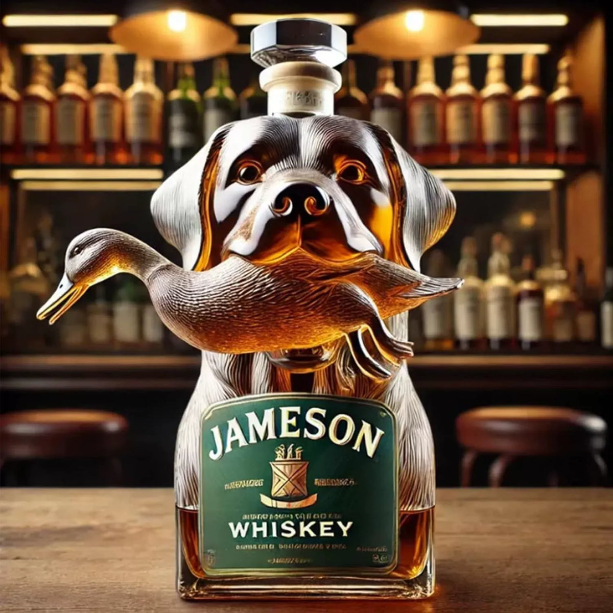 Humoros dizájnú whisky üveg szett (300–330 ml)｜10 kreatív és egyedi forma｜Eredeti ajándék és menő bárdekoráció