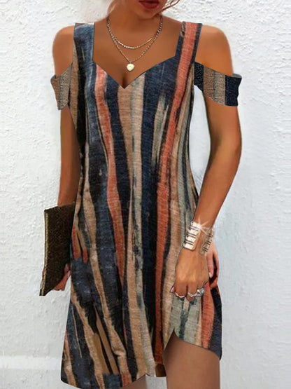🔥🔥👗【Hot Sale】2024 új nyári divatos V-nyakú alkalmi ruha