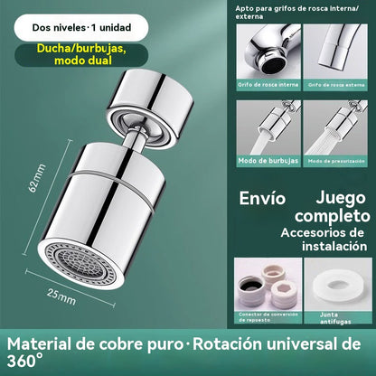 🔥✨【50% de descuento】🚰Boquilla de filtro de grifo giratoria de 360°