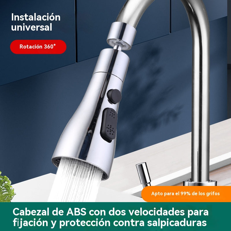 🚰50% de descuento🔥Boquilla de extensión de grifo giratoria de 360°-2