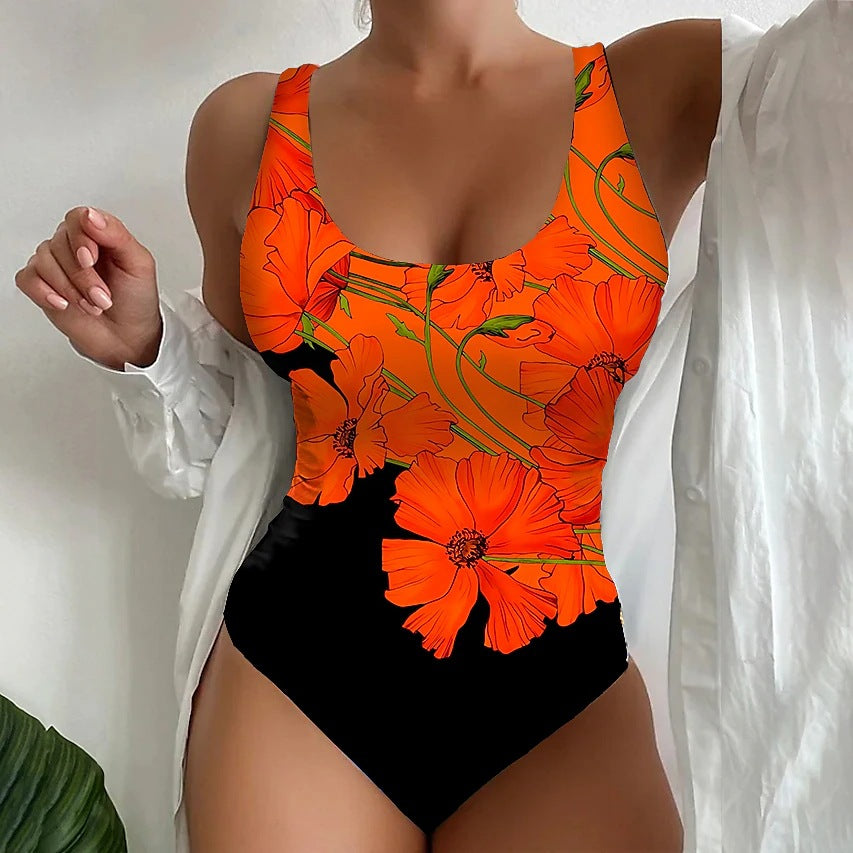 🔥【Vásároljon 1-et, kap 1-et ingyen】🔥(M~8XL) Sexy egyrészes fürdőruha csíkos mintával