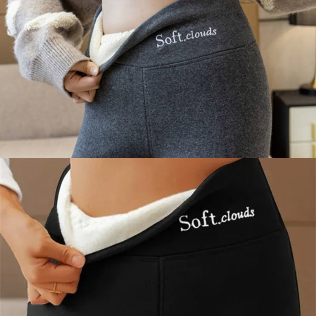 ✨【2 darabos】⛄【S-5XL】Női meleg és stílusos gyapjú leggings - Téli alapvető darab