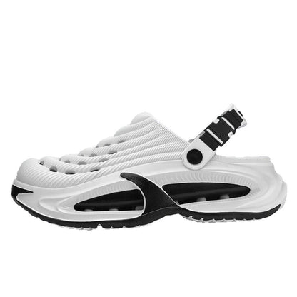 👟 50% KEDVEZMÉNY 🌬️ 2 az 1-ben univerzális férfiszandál – Vastag EVA talp, csúszásmentes, extra könnyű és légáteresztő 🏃‍♂️