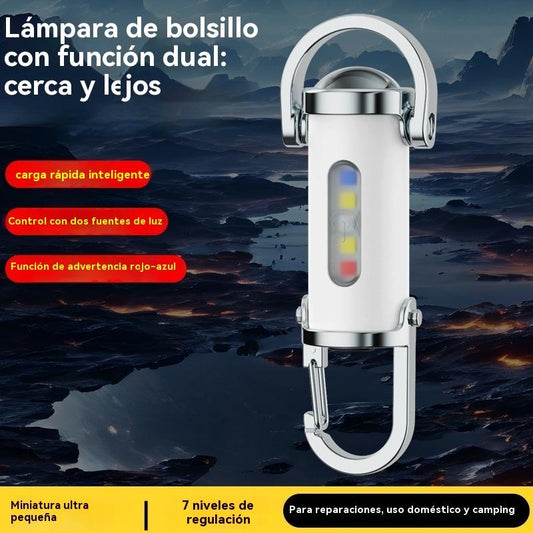 🔥Gran oferta🔥Linterna mini llavero súper brillante e impermeable