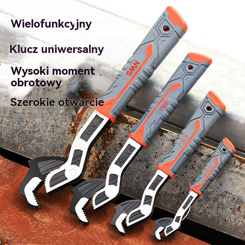 【6 inches】 Samozaciskowy zestaw kluczy wielofunkcyjnych Zestaw kluczy do rur Narzędzie do kluczy przemysłowych