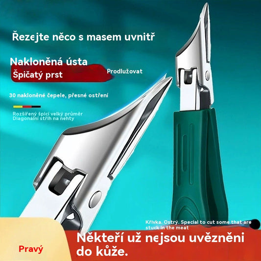 🔥【Kupte 1 a dostanete 1 zdarma】🔥 Protiskluzové kleštičky na nehty se zkoseným ostřím 25° (sada 3 ks)