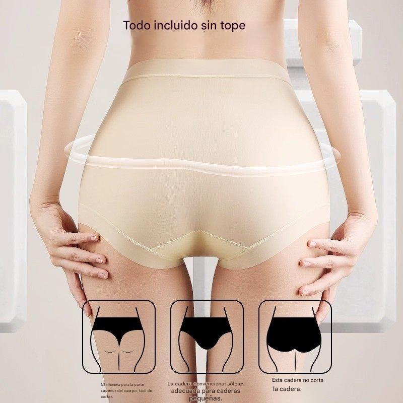 🔥50% de descuento🩲【Paquete de 6】 - Ropa interior antibacteriana de cintura alta para control de abdomen