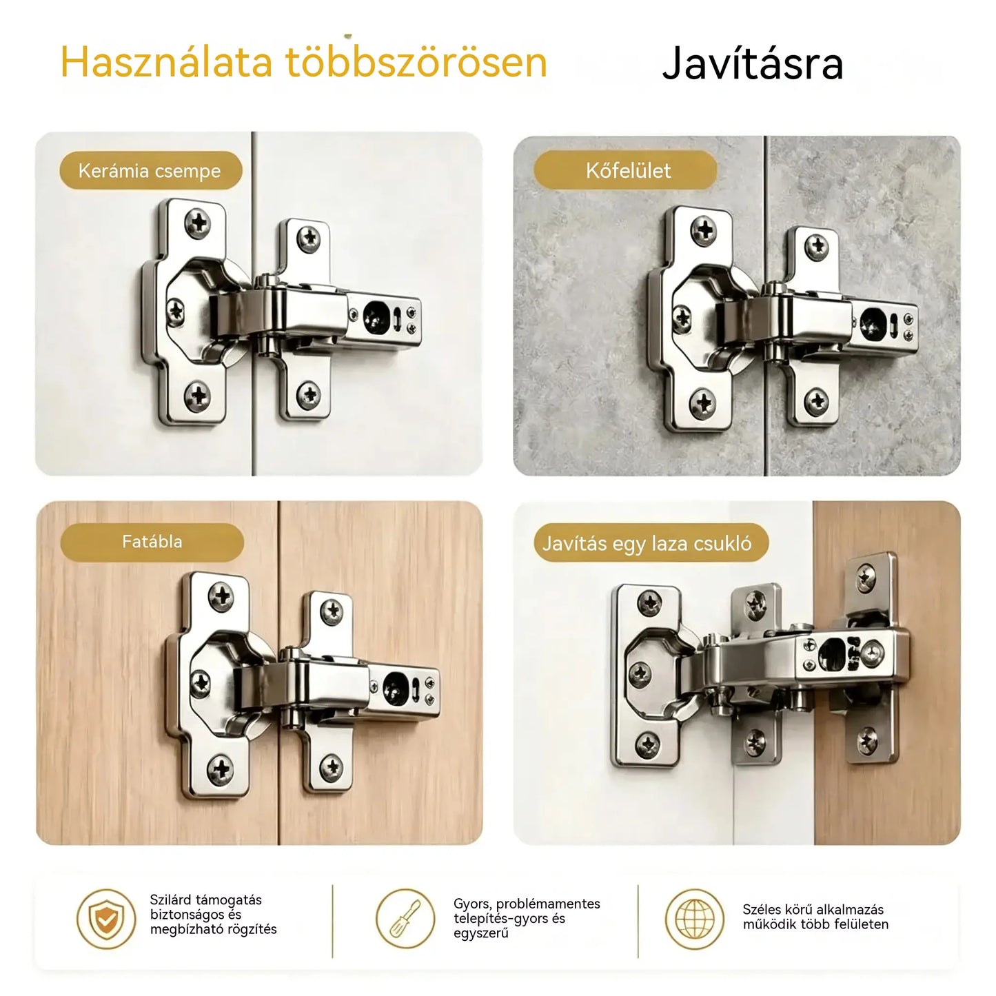 【🔥100 szett akciósan】🧰⚒️ Bútorjavítás, rövid tágulási csavarok, kő/csempe/szekrénypántok javítása és szerelése.