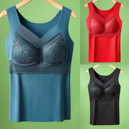 🔥【3 szt.】❤️【40-100kg】Jesienno-zimowa bielizna z aksamitnej koronki gęsiej, piękne plecy, zbierające dodatkowe piersi, zapobiegające zwiotczeniu piersi ✅【Zalecenie lekarza】